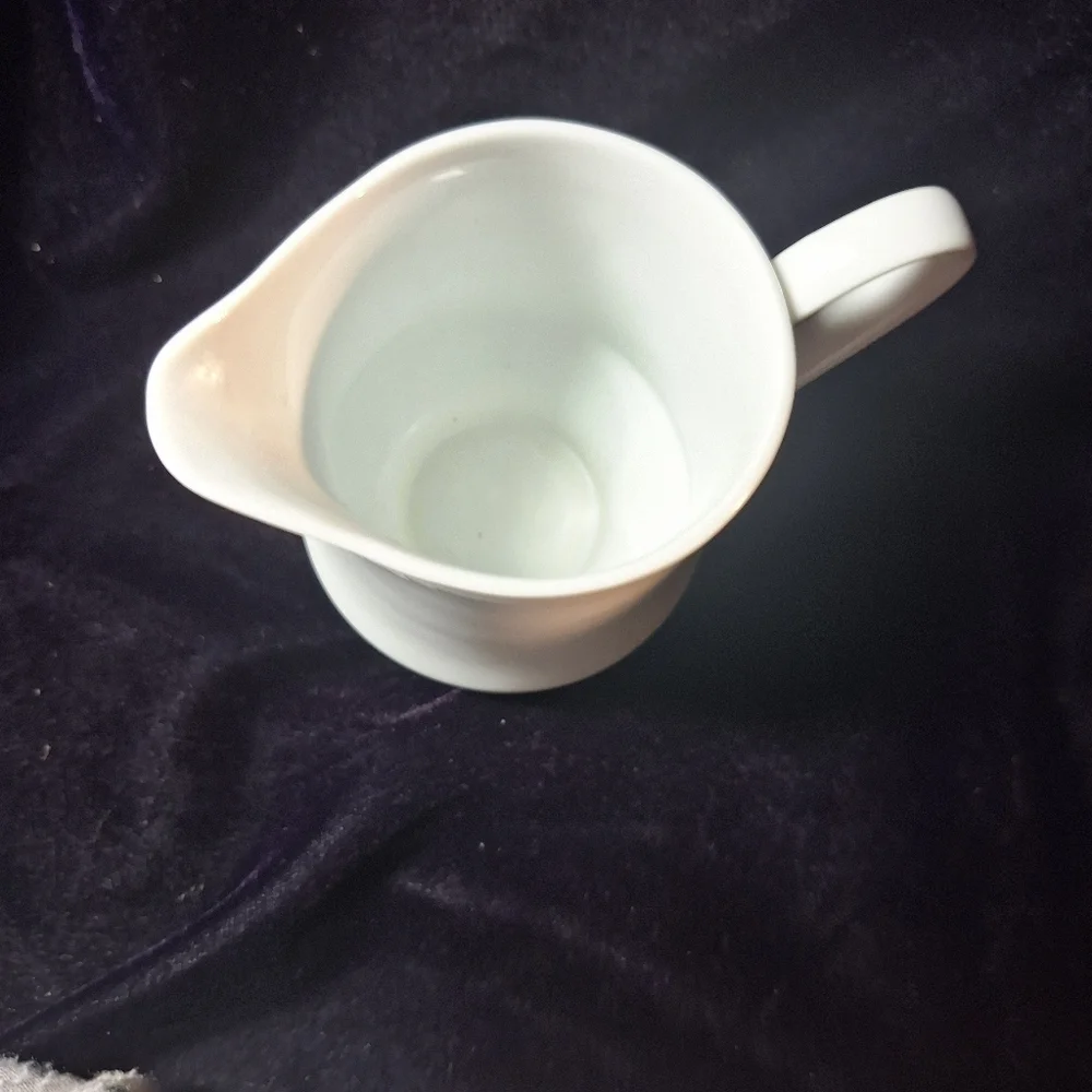 White porcelain creamer